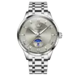 OLEVS 3638 Watch For Men - Silver Gray