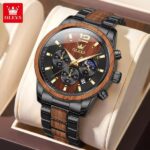 OLEVS 3645  Men’s Watch-Black - Image 2