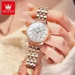 OLEVS 3669 Watch For Women - Rose White