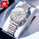 OLEVS 3669 Watch For Women - Silver White