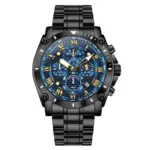 OLEVS 3689 Watch For Men - Black Blue