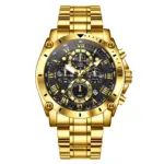 OLEVS 3689 Watch For Men - Gold Black