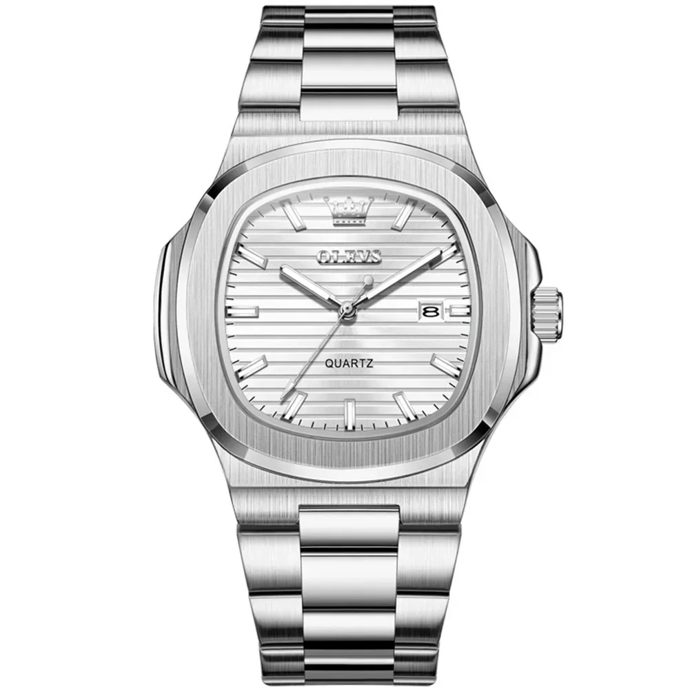 OLEVS-3696-Watch-For-Men-Full-Silver.webp OLEVS 3696 Watch For Men - Full Silver - Image 1