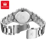 OLEVS 3696 Watch For Men - Silver Gray - Image 2