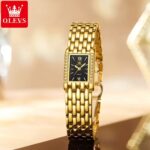 OLEVS 3700 Watch For Women - Gold Black