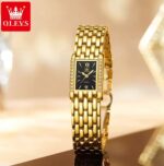 OLEVS 3700 Watch For Women - Gold Black