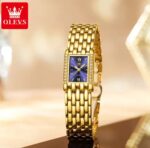 OLEVS 3700 Watch For Women - Gold Blue