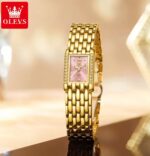 OLEVS 3700 Watch For Women - Pink Gold