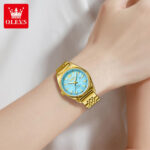 OLEVS 3703 Watch For Women - Gold Sky - Image 3