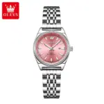 OLEVS 3703 Watch For Women - Silver Pink