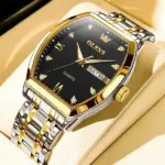 OLEVS 5528 Watch For Men - Silver Gold Black - Image 2