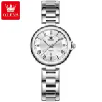 OLEVS 5608 Watch For Women - Full Silver