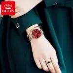 OLEVS 5866 Watch For Women - Gold Red - Image 2