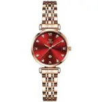 OLEVS 5866 Watch For Women - Gold Red