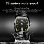 OLEVS 7006 Watch For Men - Full Black - Image 3