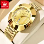 OLEVS 7008 Watch For Watch For Women - Full Golden - Image 2