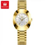 OLEVS 7008 Watch For Watch For Women - Gold White