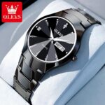 OLEVS 8697 Watch For Men - Full Black - Image 2