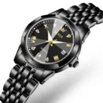 OLEVS 9931 Original For Women Watch- Full Black - Image 4