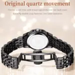 OLEVS 9931 Original For Women Watch- Full Black - Image 5
