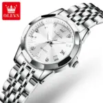 OLEVS 9931 Original For Women Watch- Full Silver - Image 2
