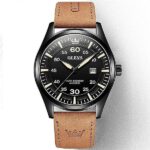 OLEVS 9962 Watch For Men - Brown Black