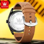 OLEVS 9962 Watch For Men - Brown Black - Image 2