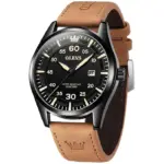 OLEVS 9962 Watch For Men - Brown Black - Image 3
