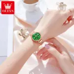 OLEVS 9997 Watch For Women - Rose Green - Image 3