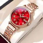 OLEVS 9997 Watch For Women - Rose Red - Image 2