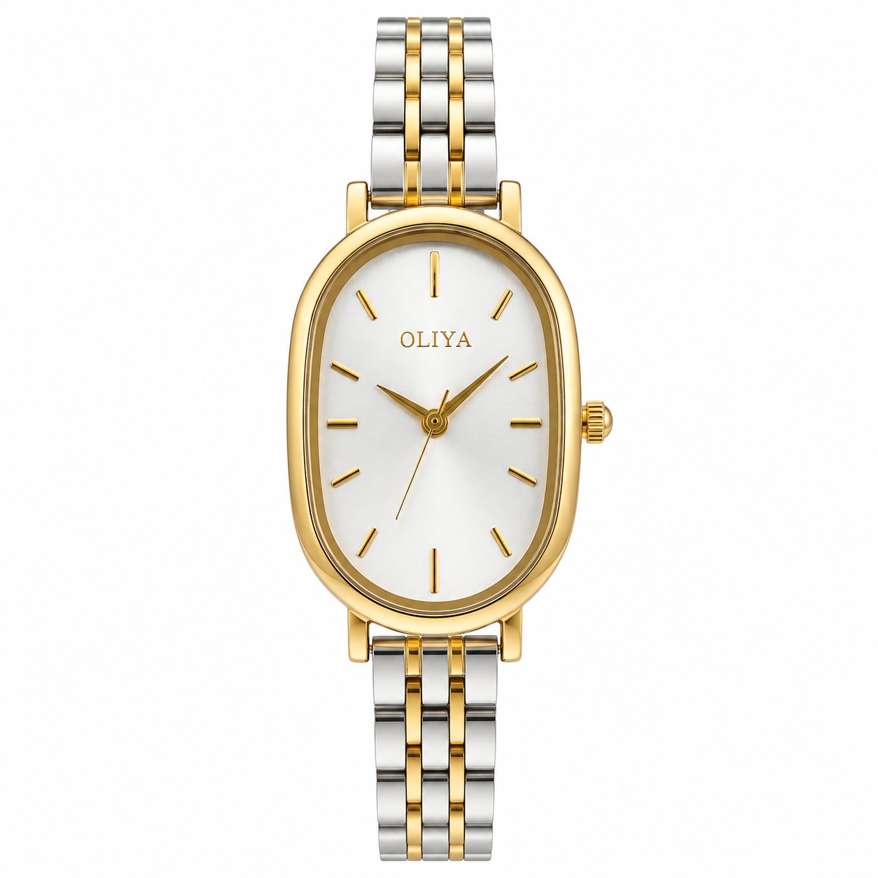 OLIYA-2034-Watch-For-Women-Golden-White.jpeg OLIYA 2034 Watch For Women - Golden White - Image 1