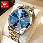 Olves 9931 Watch for Men -Golden Blue