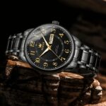 Olevs 2891 Watch For Men - Full Black