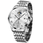 Olevs 2925 Watch For Men - Full Silver