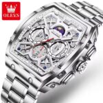 Olevs 2942 Watch  For Men - Silver