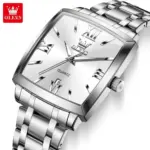 Olevs 2969 Watch For Men – Silver - Image 3