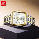Olevs 2969 Watch For Men – Silver White - Image 2