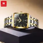 Olevs 2969 Watch For Men – Silver Gold Black - Image 3