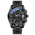 Olevs 2987 Watch For Men - Full Black