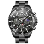 Olevs 2990 Watch For Men - Full Black