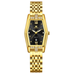 Olevs 3699 Watch For Women - Gold Black