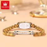 Olevs 5501 Ceramics Watch For Woman-Gold - Image 2
