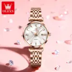 Olevs 5536 Watch For Woman - White - Image 4