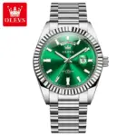 Olevs 5650 Watch For Men - Green