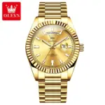 Olevs 5650 Watch For Men - Full Golden