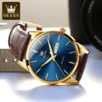Olevs 6898 Watch For Men – Blue - Image 2