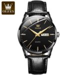 Olevs 6898 Watch For Men – Black - Image 2