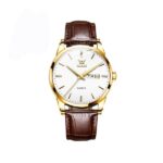 Olevs 6898 Watch For Men – White