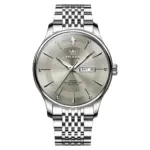 Olevs 9908 Chain Watch For Men - Silver Gray