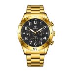 Olevs 9969 Watch For Men - Black Gold